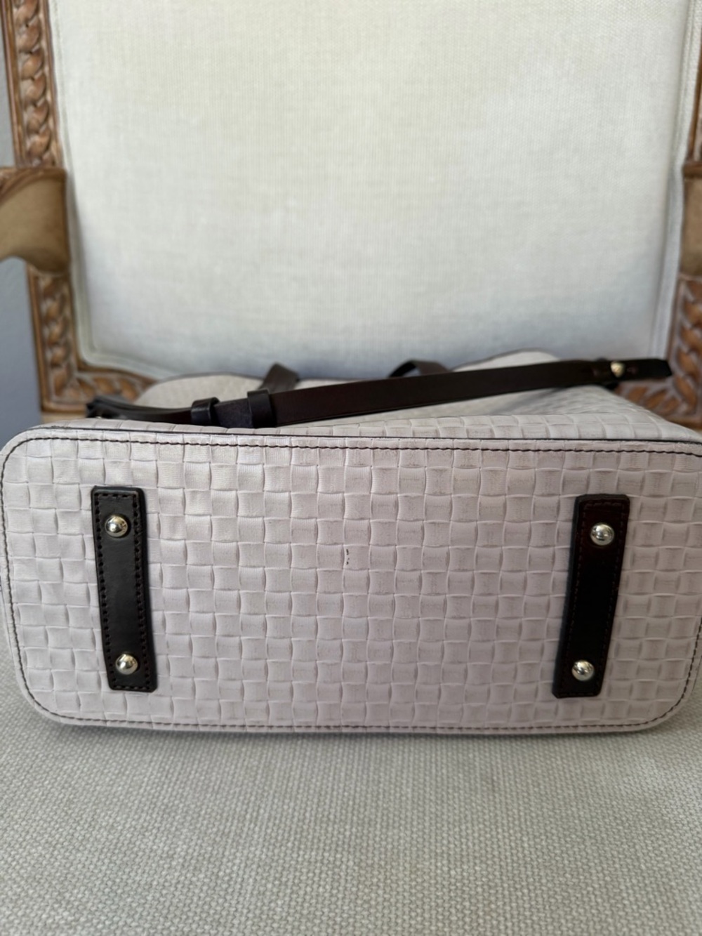 Dooney & Bourke Liliana  Woven Leather Tote - Picture 4 of 12